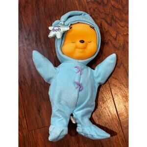 Vintage Fisher Price Winnie The Pooh Dream Glow Light Up Baby Plush Toy 2002